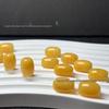 Chicken Oil Yellow Chalcedony Barrel Spacer Beads for DIY Bracelet & Necklace Making.