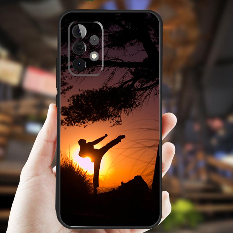 Kung Fu Taekwondo Karate Case For Samsung Galaxy A32 A56 A16 A15 A22 A52 A54 A14 A26 A36 A55 A35 A05 A06 A53 A33 A13