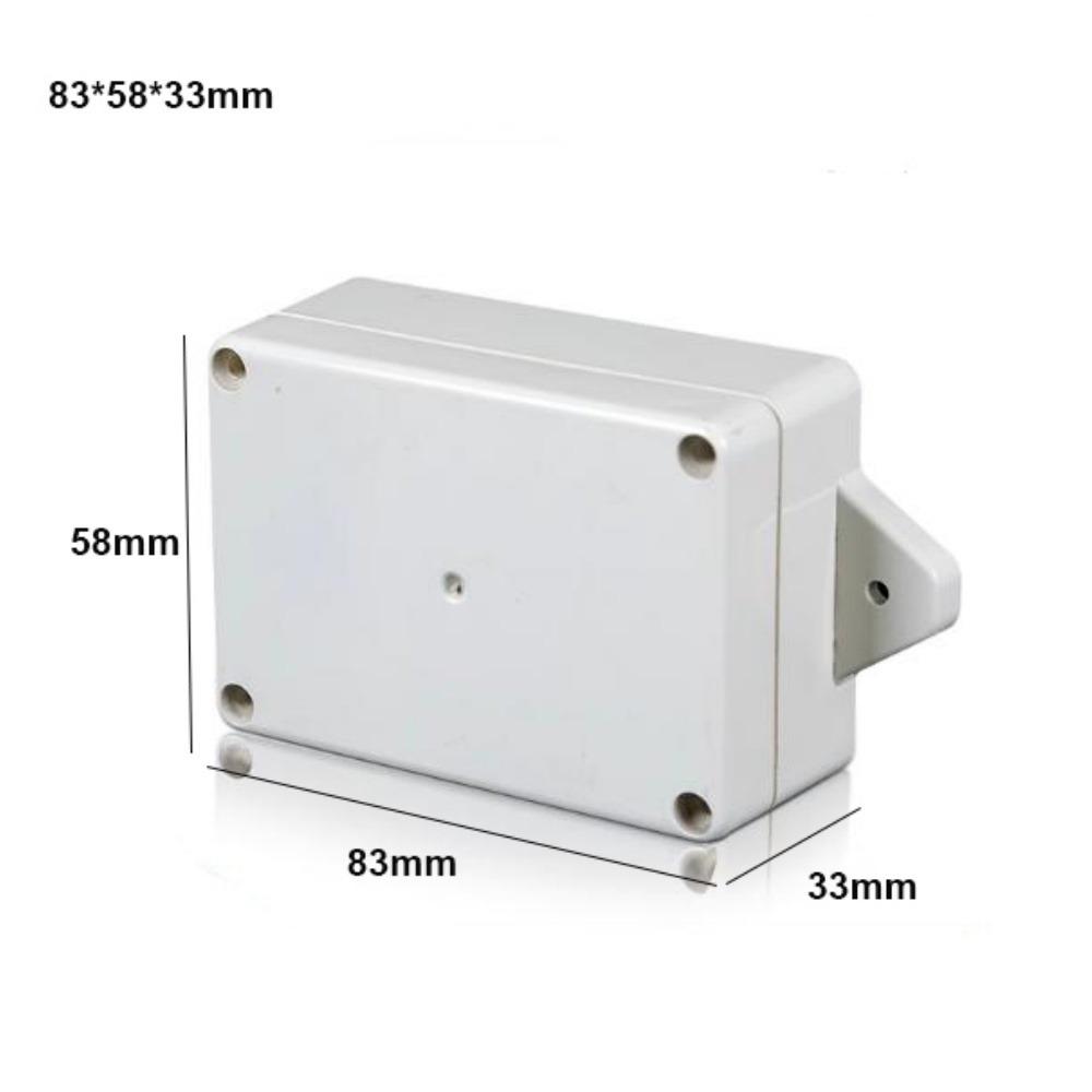 ABS Kunststoff Projektgehäuse Boxen Weiß Schwarz Gehäuse Instrumentenkoffer Elektronikzubehör