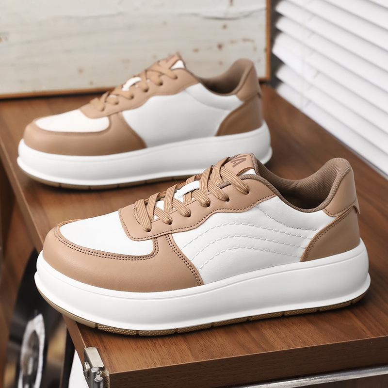 

Large size wide head German training shoes men s widened sports and leisure board shoes thick sole fattened air force men s non-slip men s shoes 48