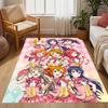 Girl Power Celebration Floor Mat Suitable for Outdoor Dining Room Kitchen Playrooms Anti-slip Rug Anime Office Decor Gift for Festivals