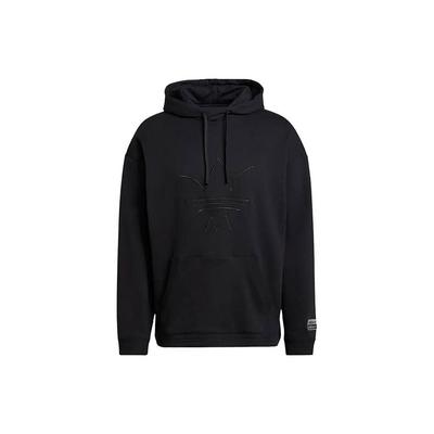 adidas Originals Trefoil Logo Hoodie Men Sweatshirt Black H11450