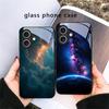 Hot Orange Gold Color For iPhone 17 Air 16 E 15 Plus 14 Pro Max 13 12 Mini 11 5 6 7 8 Plus XR XS Max SE Black Glass Phone Case