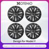 4PCS/Set Hubcaps 19 inches Full Coverage Arachnid Wheel Cover Cap Design for Tesla Model S/ Model Y Automobile Accessories