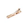 100Pcs Kc Gold Metal Alligator Hair Clips Pins Flat Top With Teeth For Diy Hairp