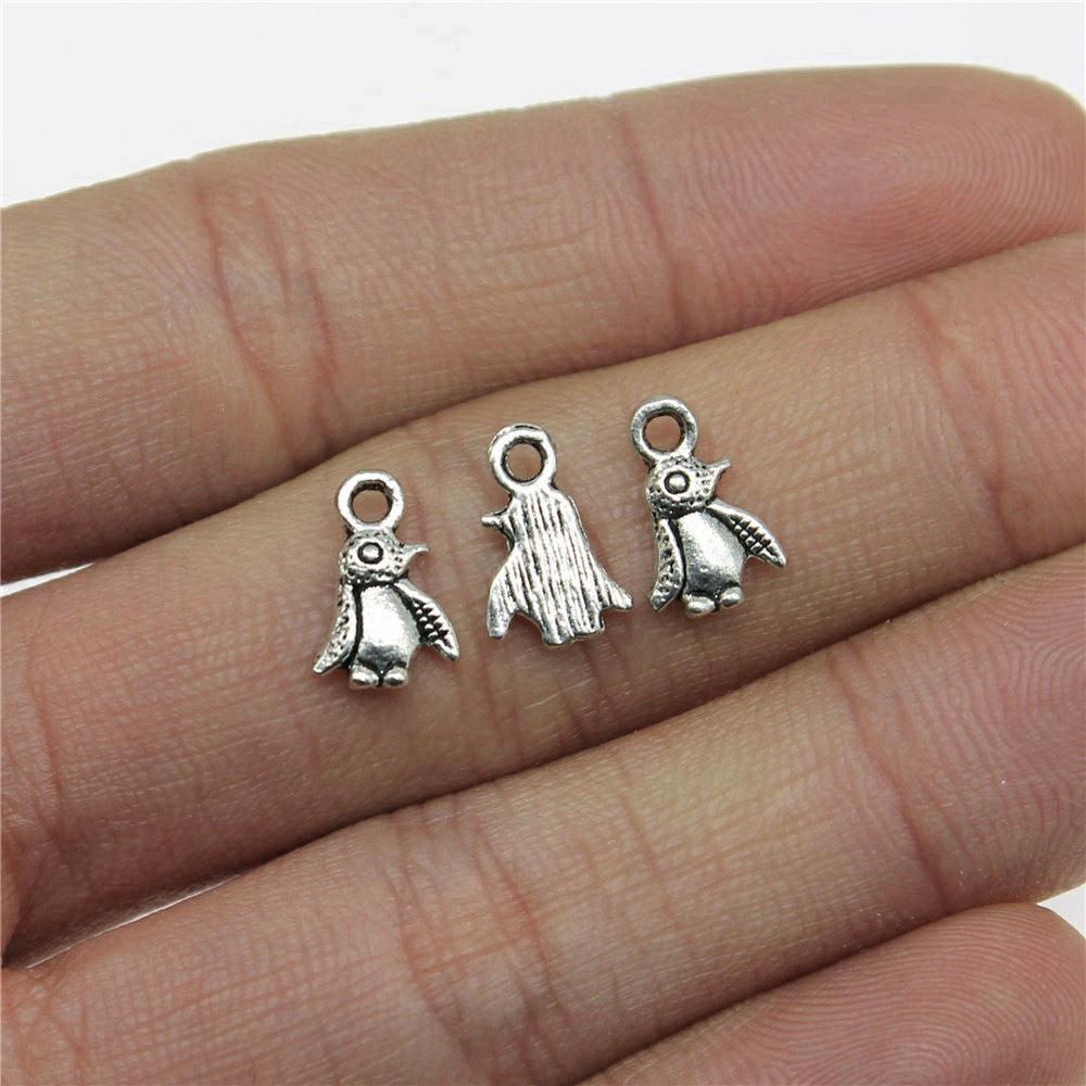 Charms Chicken Duck Goose Pendants Vintage Jewelry Supplies QC027