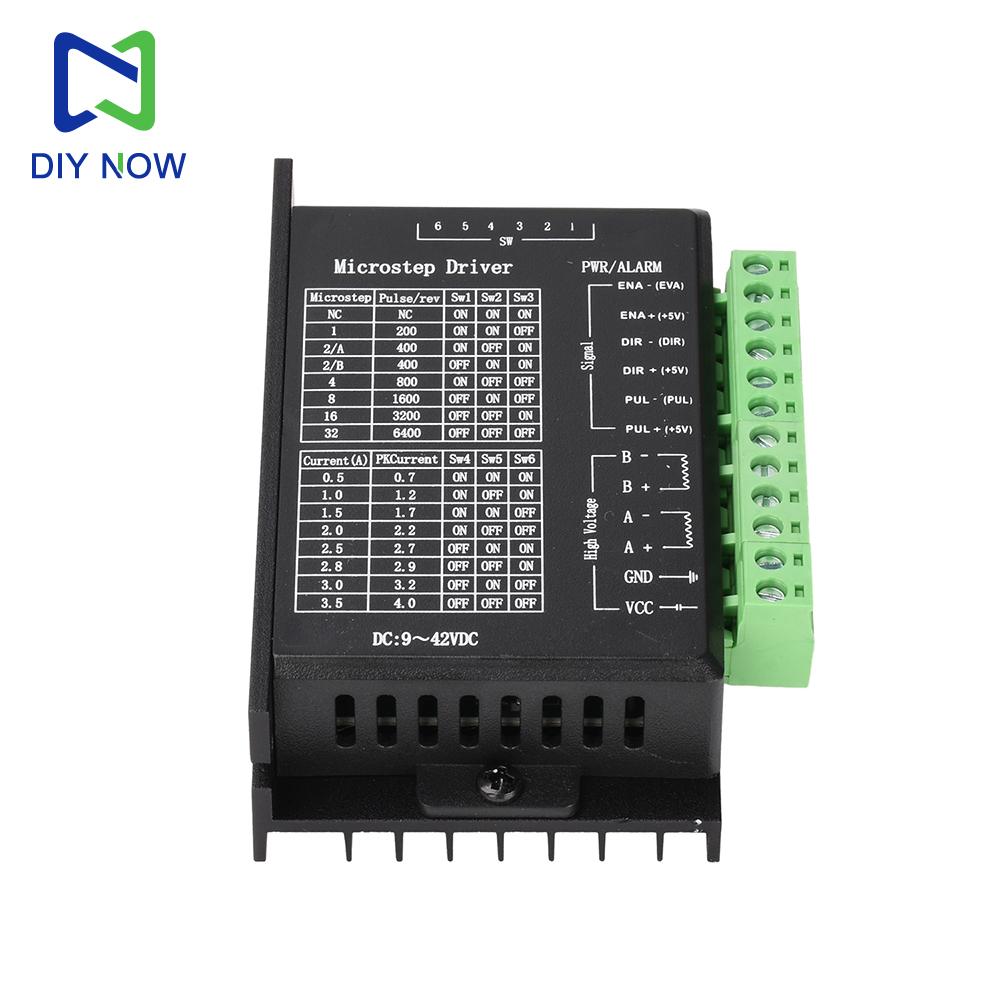TB6600 Upgraded Stepper Motor Driver 57/42 Stepper Driver Module 32 Microsteps 4.0A DC9-42V Dual Overcurrent/Overheat Protection