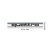 Car Styling Quattro Letter Logo Side Body Fender Trunk Sticker Decor For q2 A7 S1 B8 8P A3 A6 C7 Q7 Q5 Q3 Q2 Q1 Q2L A4 A5 A6L