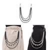 Hip Hop Metal Waist Chain With Multilayer Beads For Men And Women Summer Fashion