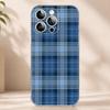 Block Match Plaid Phone Case for iPhone 17 16 Pro Plus Air 16E 15 14 13 12 11 Max Mini Transparent Cover
