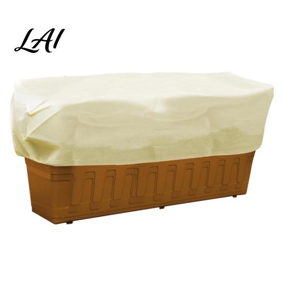 Breathable Fabric for Plant Root Health Freeze Protection Cover Rectangular Frost Blanket with Drawstring Winter Anti-frost Covers Raised