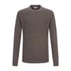FERRAROMILANO Herringbone Round Sweater Brown (Am0Erd40657)