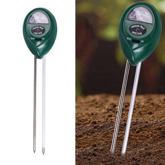 Plant Moisture Tester 3 In 1 Soil Moisture PH Light Meter Soil Probe Test Kit No Batteries Required for Indoor Outdoor Plant Care