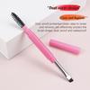 Cepillo para Cejas Portátil de Doble Cabeza Cepillo Espiral Cepillo para Delineador de Ojos Con Tapa Brocha de Maquillaje Extensión de Cejas Herramienta de Maquillaje