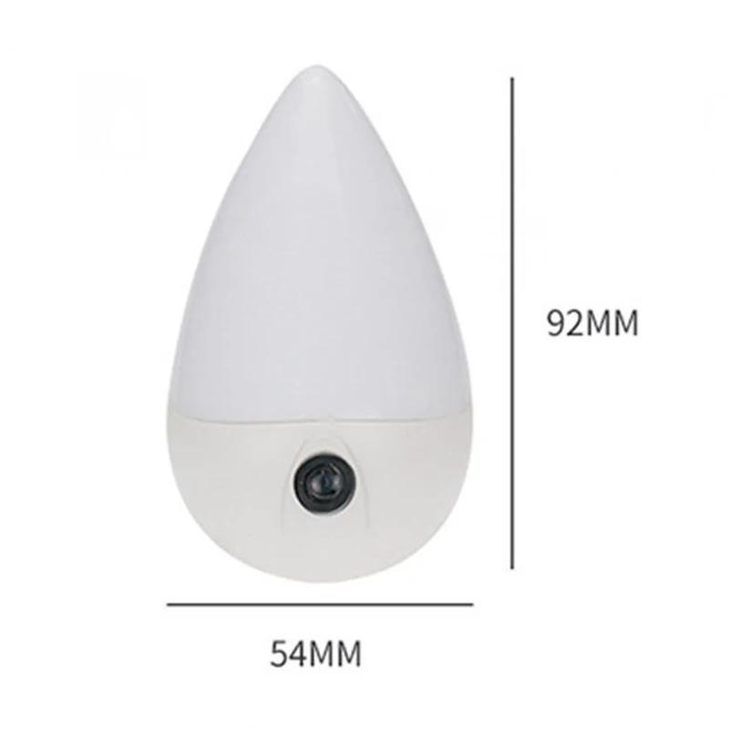 

Беспроводной светодиодный ночник с датчиком движения, вилка ЕС/США, автоматический датчик от заката до рассвета, энергоэффективный светильник для детей, для дома White Light&EU