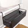 Bedside Hanging Storage Basket Practical Metal Space Saving Container Bedside Shelf for Bed Rails Dorm Hotel Apartment Office
