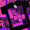 Nana Osaki TShirt Black Stones Girl Kawaii Unisexga Anime Graphic Shirt Black