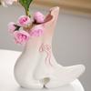 European Style Ceramic Shoes Vase Abstract Art Ornaments Senior Living Room Dining Table Hydroponic Vase Ceramic Home Decoration