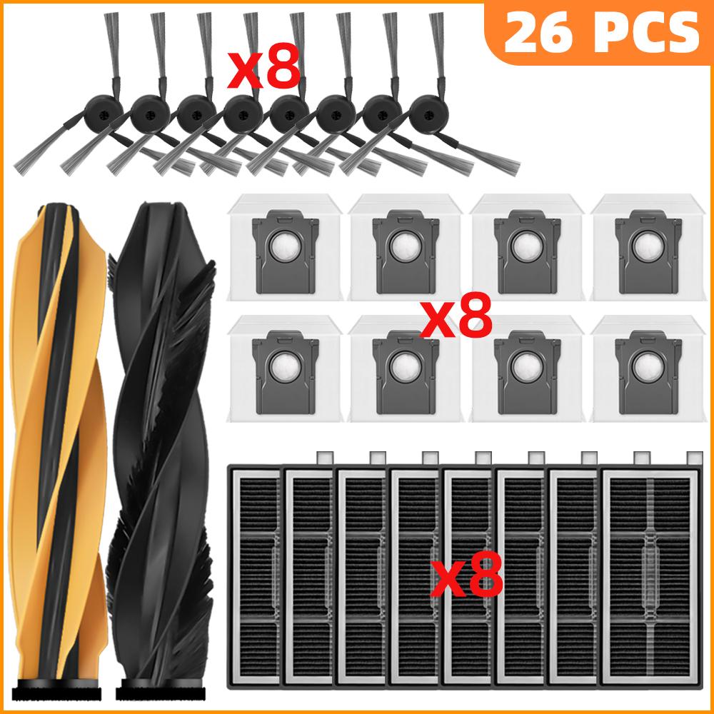 Fit For MOVA Z60 Ultra Roller Complete/ Z60 Ultra Roller SA/ Trouver Z60 Ultra Parts Main Side Brush Filter Dust Bag Accessories