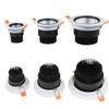 New LED Downlights Angle Adjustable COB Ceiling Lamp Spot Lights 3W 5W 7w 9w 12w 15w18w Rotating AC85-240VDimmable Recessed