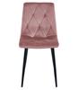 LIBRA Chair - Pink Velvet / Black Legs X 1