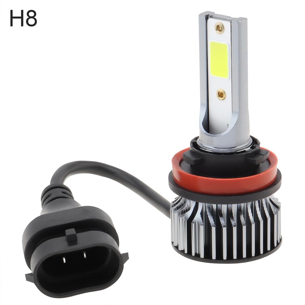 2PCS 100W H8/H9/H11/880/881/5202/ 9006/HB4/9005/HB3 Ice Blue Light Car LED Fog Light Bulbs, Plug and Play Auto Replacement LED Bulbs