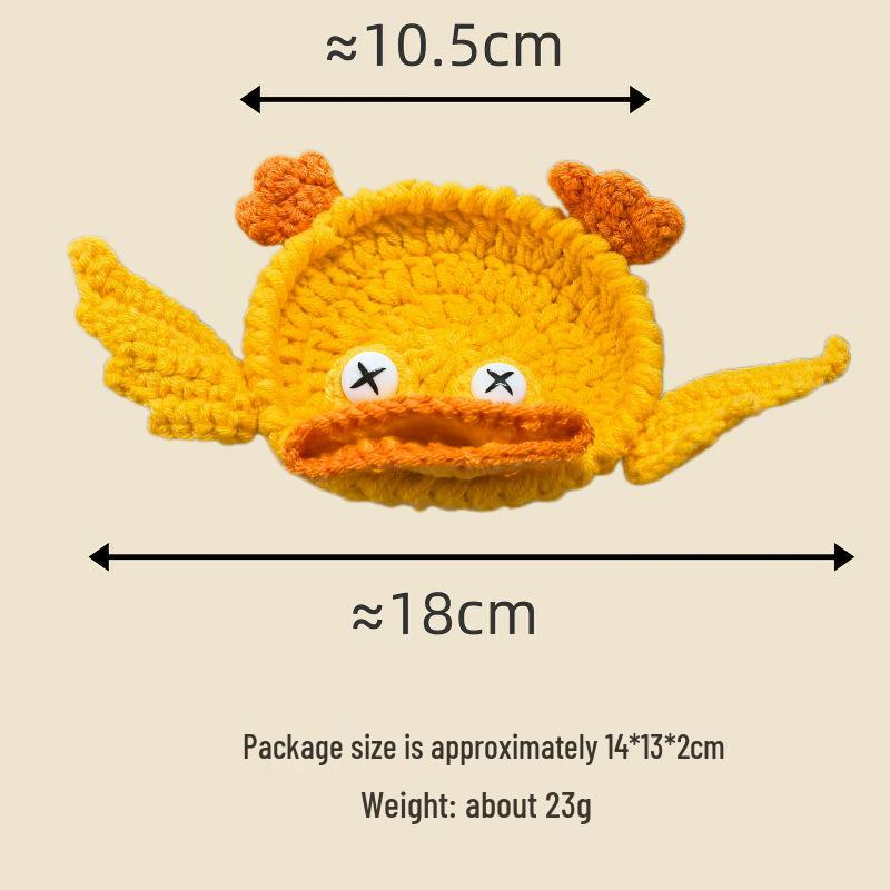 Handmade Crochet Animal Coaster: Heat-Resistant, Anti-Scald Dining Table Pad