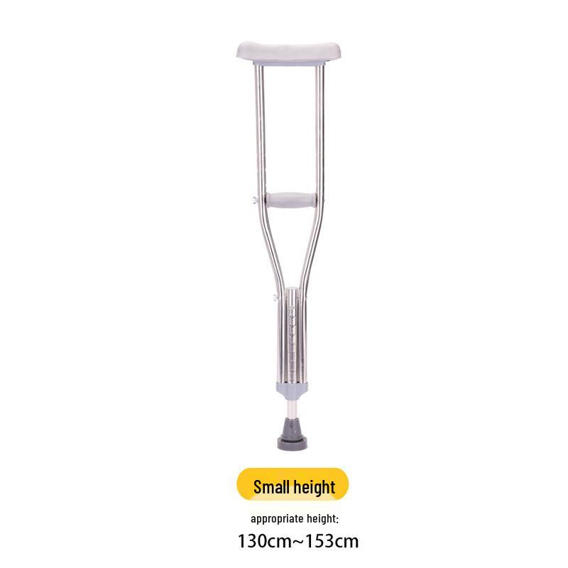 Lightweight Anti-Slip Underarm Crutches for Young & Elderly - Four-Legged Walking Aid