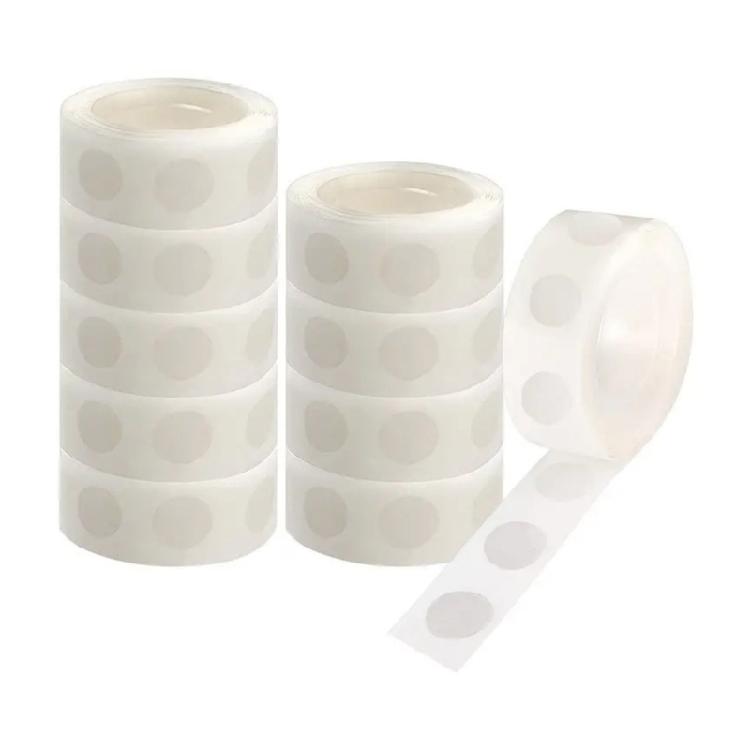 1000Pcs 1.2cm Invisible Double Side Dots Sticker for Balloon Craft Wedding Decoration Removable Clear Glues Points