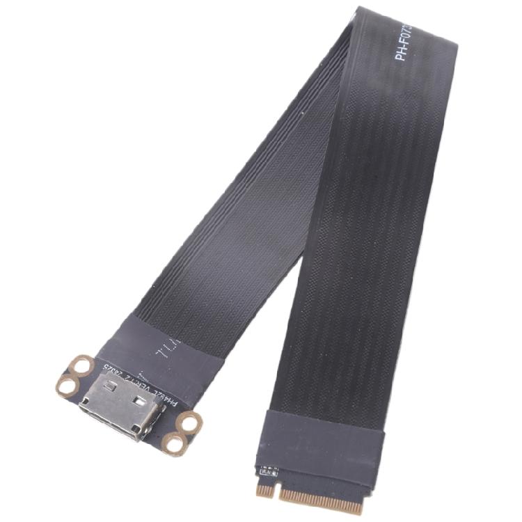 20cm PCIE4.0 M.2 NVMe To Oculink SFF-8611 SFF-8612 Cable for Stable Connection and Fast Data Transfer
