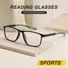 12 Pcs Simple Square Reading Glasses with Colored Frames Lightweight and Portable Suitable for Indoor Use Perfect for Both