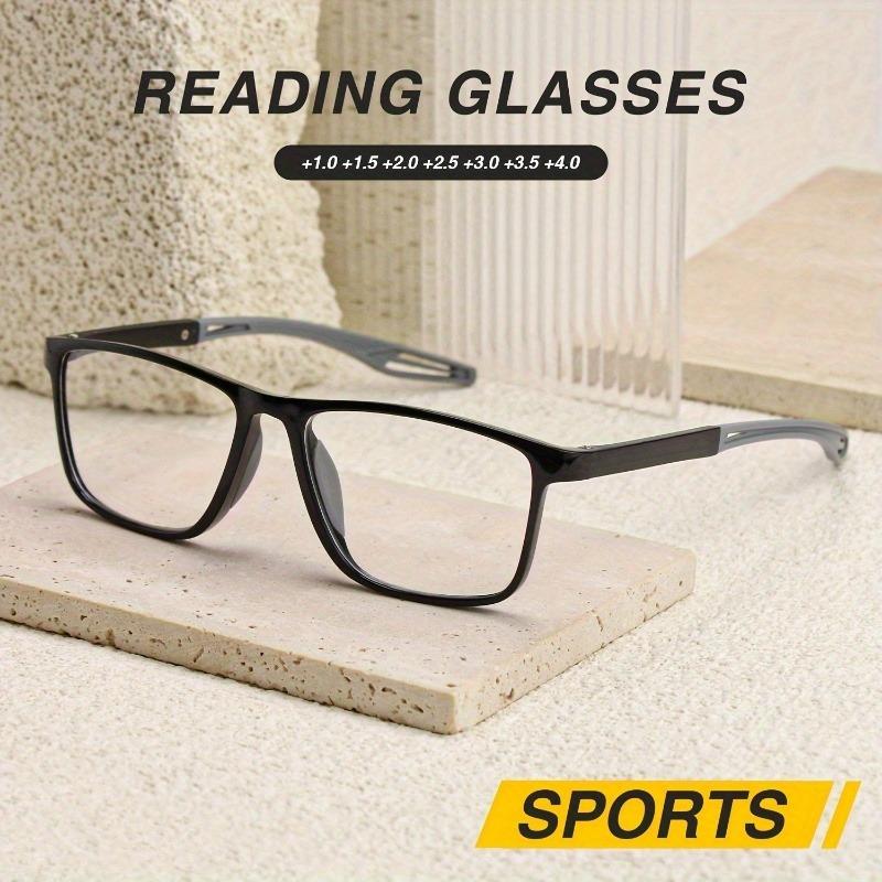 12 Pcs Simple Square Reading Glasses with Colored Frames Lightweight and Portable Suitable for Indoor Use Perfect for Both