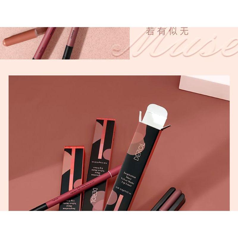 DEROL - Inspiration Muse Velvet Matte Lip Liner - 5-8