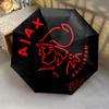 1 PC Automatic Folding Umbrella - AFC Ajax Custom Name Pattern, Portable & Foldable Design with 8 Ribs, Christmas Birthday Gifts
