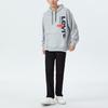Levis Letter Print Pullover Hoodie Long Sleeve Sweatshirt Men Sweatshirt Gray 38479-0217