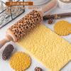 Creative Pattern Embossing Rolling Pins Are for Biscuit Doughers Decorative Printed Sticks Household DIY Baking Tools