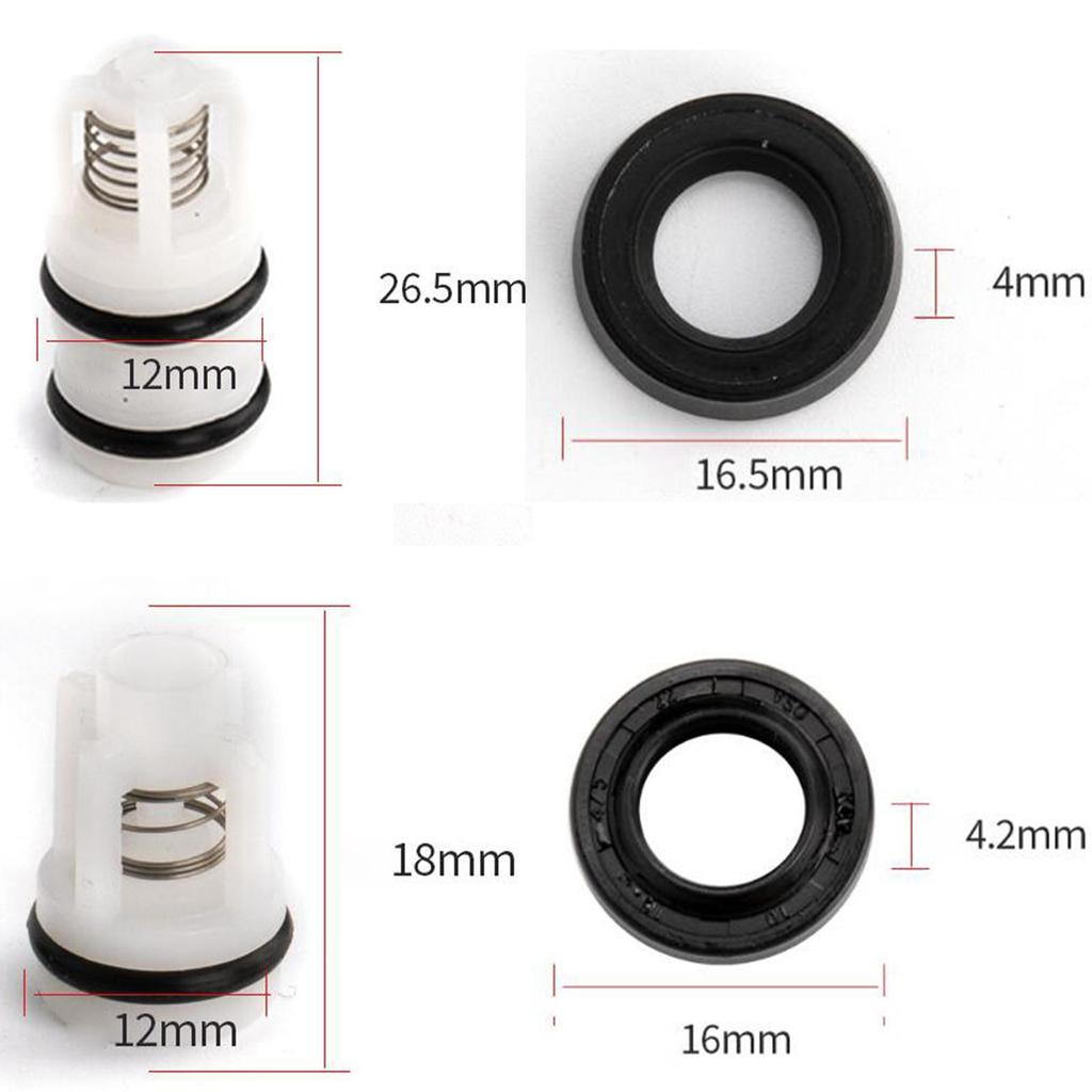 Car Washer Seal Oil Check Valves Lightweight Practical Maintenance Tool High Pressure Car Washer Parts Multipurpose Supplies