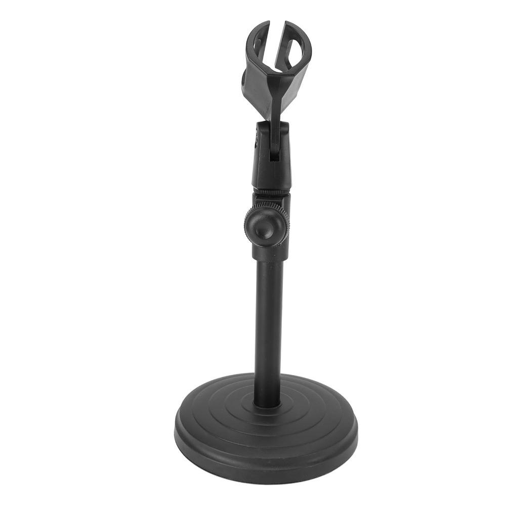 With Clip and Base Desk Lifting Mic Holder Conference Microphone Stand for Public Place