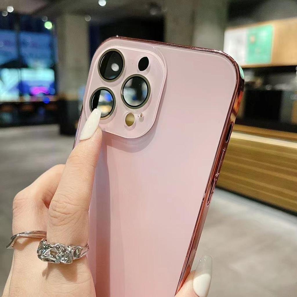 iPhone 17 Pro Max Frosted Case with Full Lens Protection for Apple 16 Pro