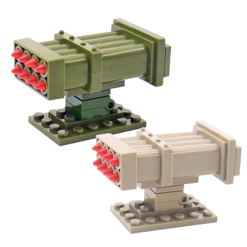 MOC Military Building Block Set Weapons War Army Accessories Soviet Army Characters Cannon Carts Launchers Tents Block Bricks Gift Presents Toy