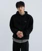 Small Square Color Logo Hoodie - Black