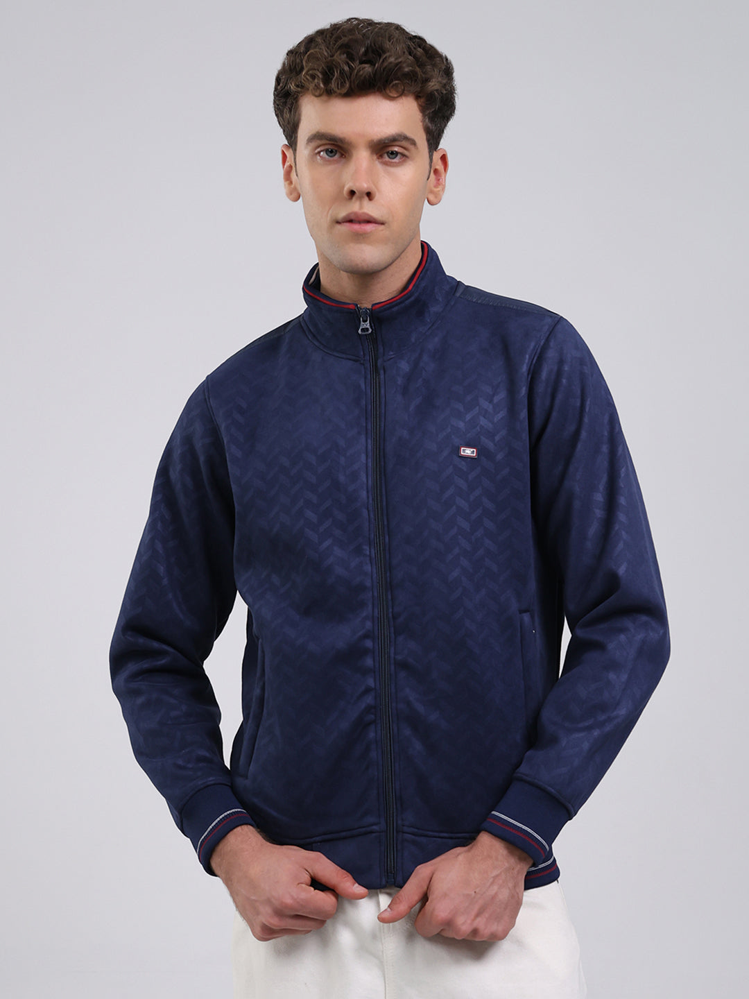 Monte Carlo Men Regular Fit Blue Sweatshirt XL синий