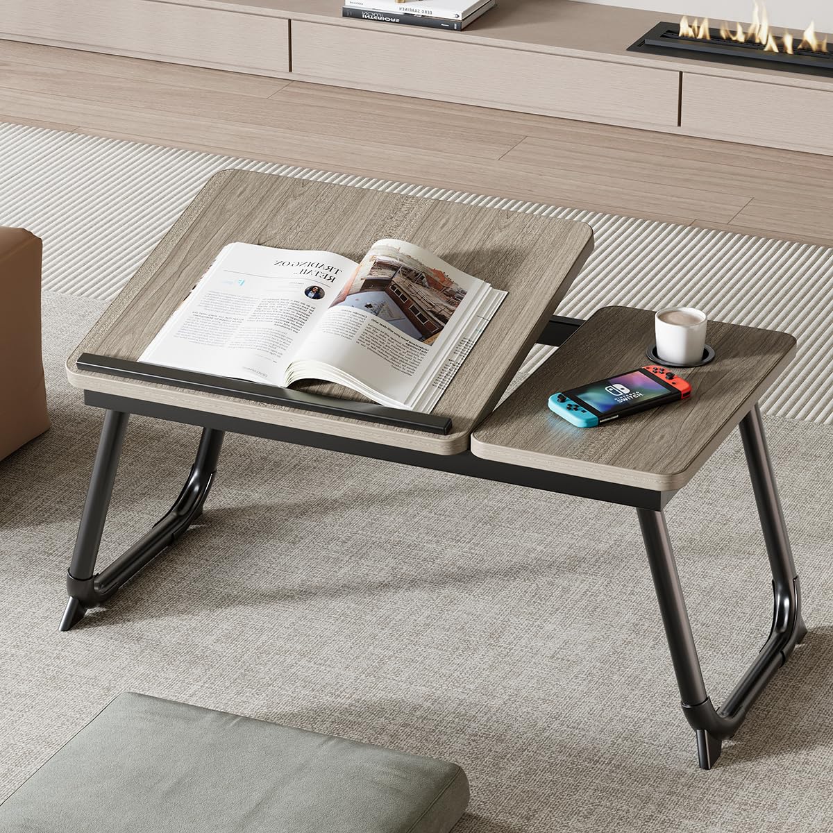 

НОВЫЙ Многофункциональный Складной Стол с Регулируемым Углом от до Регулируемая Маленькая Складная Прикроватная Маленький Мини Идеально подходит для Одиночного Складной Низкий ПК 55см