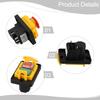 7 Pin Switch Waterproof Switch Easy Installation High-Quality Materials For Industrial Power Tools Industrial Machine Pushbutton