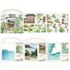 DIY Chinese-Style Sticker Puzzle Tote for Kids: Ancient Poetry Scenery & AR Costume Painting