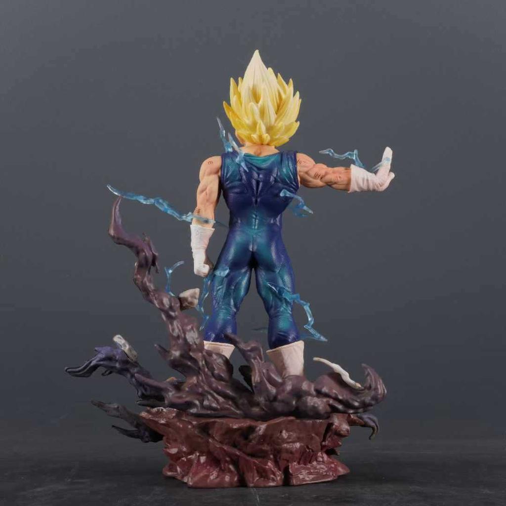 New Dragon Ball Super Saiyan Vegeta Hb Demonized Bust Figure Collectible Statue Model Resonance Series Shine Figure Toys Gifts