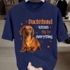 Dachshund Kisses Fix Everything T-Shirt,Soft Breathable & Fade-Resistant, Classic Fit for Daily Casual Wear