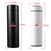 bljm6 500ml Portable Smart Car Thermos Cup LED Temperature Display Bottle For Mitsubishi Ralliart Outlander Lancera Asx Pajero Sport