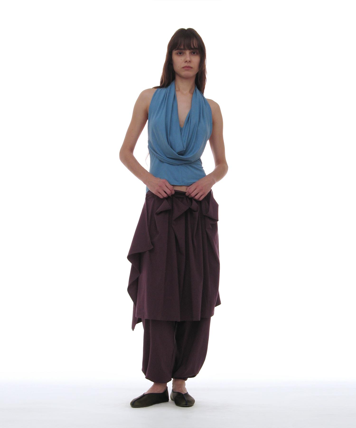 PARTIMENTO WOMEN Pwc Curtain Skirt Layered