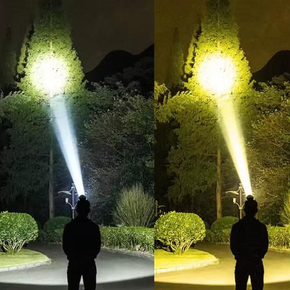 Super Bright Smart Sensor Head Lamp Waterproof Head Flashlight New Sensor Headlights  Outdoor Use